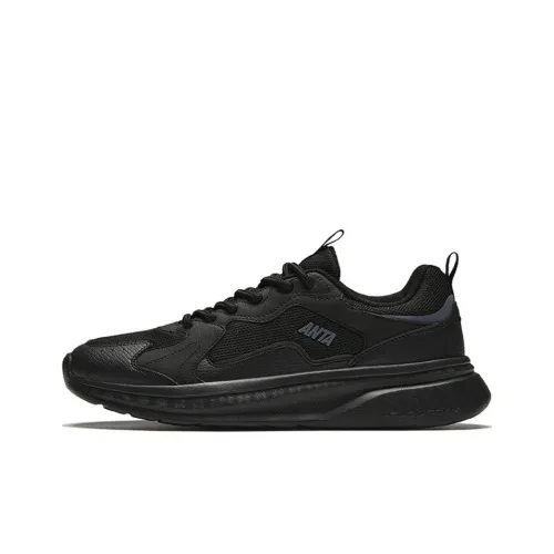ANTA Life Collection Повседневный Низкий Топ Черный/Стальной Серый Мужской