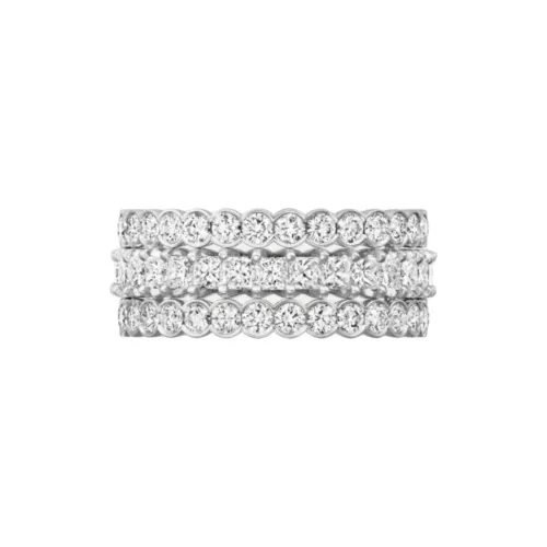 Кольца Cartier 18K White Gold Unisex Silver