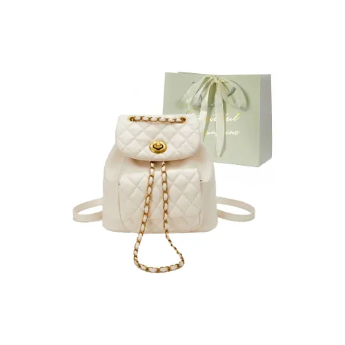 JIANGLIDA ПУ (полиуретан) Рюкзак Женские Экрю Розовый Серебристый Черный