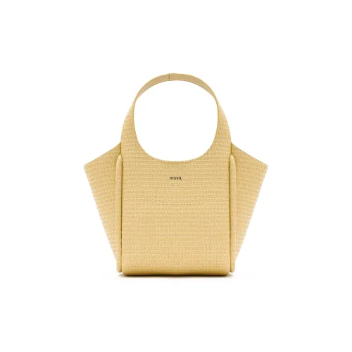 MUVA Корова Кожа Сумка Сумка через плечо Сумка через плечо Нишевый Дизайн Женский Roman Holiday Желтый Молочный Белый