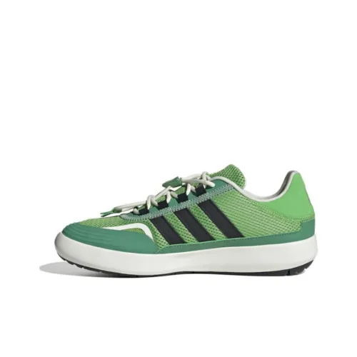 Adidas ROAMBOAT Дышащие Низкие Беговые Кроссовки Унисекс Зеленый Черный