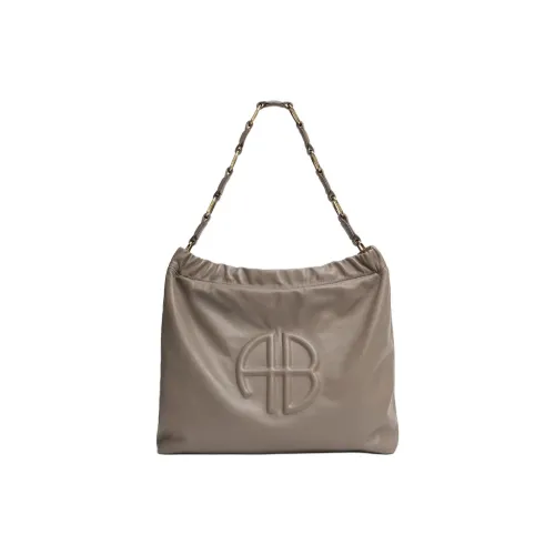 Anine Bing Lambskin Сумка через плечо сумка для женщин цвет тауповый