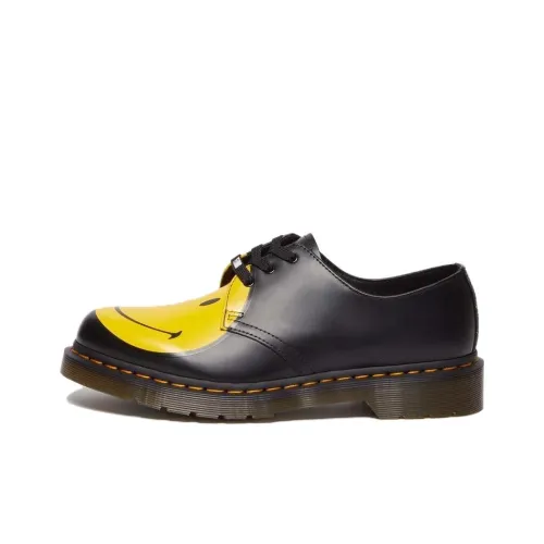 Dr.Martens 1461 Женские повседневные туфли Черно-желтые Женские