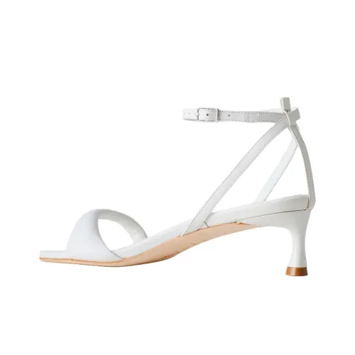 TIBI Nappa Cameron One Strap Sandals 4,5cm Женские Белые