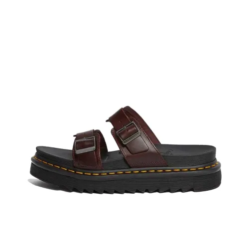 Dr.Martens Резиновая подошва противоскользящие слипоны унисекс красный коричневый