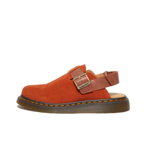 Dr.Martens Стильные Сандалии Унисекс Ржаво-Красный