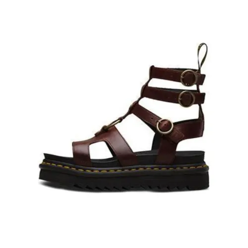 Dr.Martens Римские Сандалии Женские Винтаж Коричневый