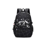 Чёрный окаменелый динозавр