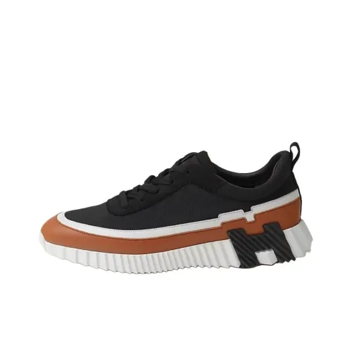 HERMES Bouncing Повседневный Низкий Топ Черный Мужской