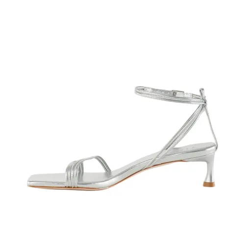TIBI HARPER One Ремешок Сандалии 4,5 см Женские Серебряные