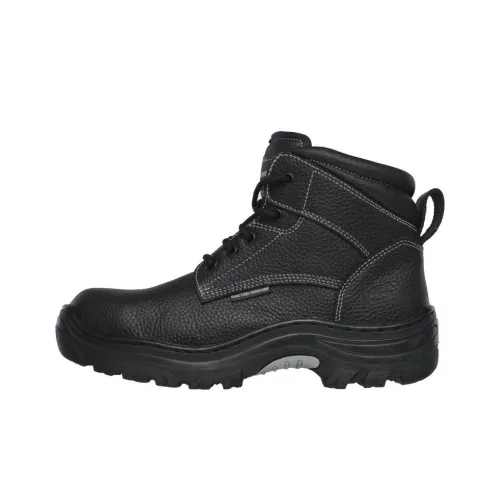 SKECHERS WORK Ботильоны Черный Серый Мужской