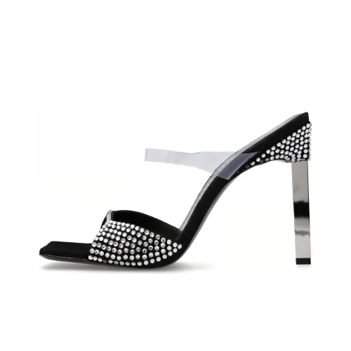 The Attico Слипоны Женские Черные