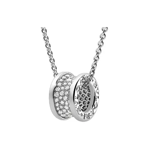 BVLGARI Белое золото Бриллиантовые подвески Женское серебро