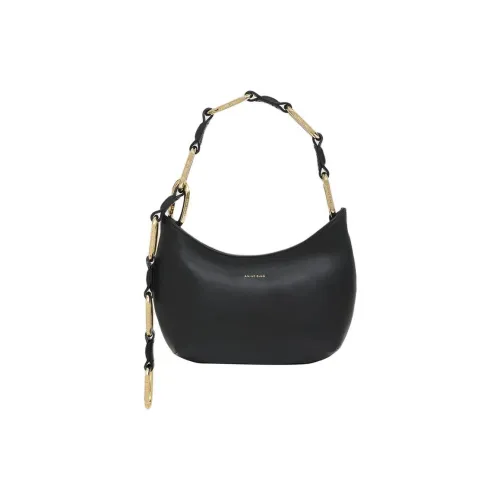 Anine Bing Гладкая коровья кожа Одно плечо Сумка Мини Женская Черная