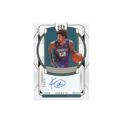 Панини Келли Оубре Джуниор 2022 23 0 Панини Национальные Сокровища Хорнетс 25 25 Игрок Карта Карта пройдет Спортивные карты 1 шт