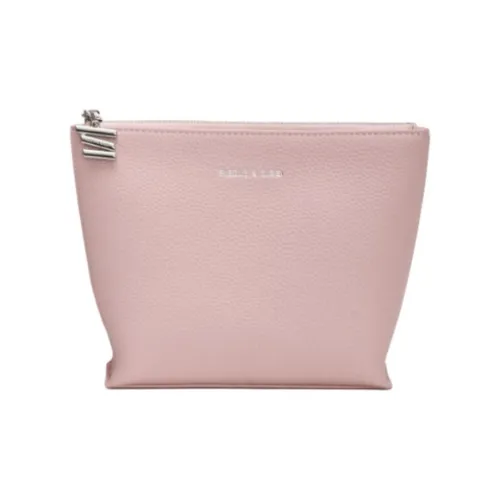 FIEDLE SISSI Коровья кожа Косметичка Маленькая Женская Бледно-розовый цвет кизила Облачный белый