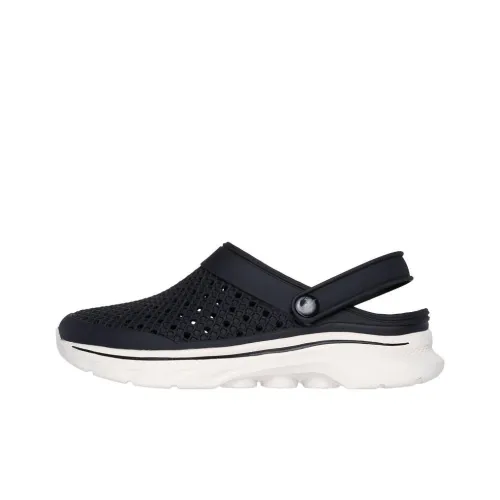 Skechers GO WALK 7 Домашние тапочки Женские Черный белый