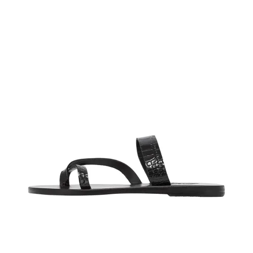 ANCIENT GREEK SANDALS Шлепанцы Женские Черные