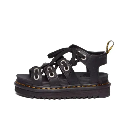 Dr.Martens Blaire Римские Сандалии 6 см Женские Черные Желтые