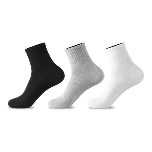 H YXIANG Носки Crew Мужские упаковка из 3 пар