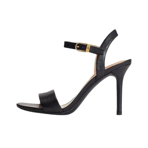 LAUREN RALPH LAUREN Gwen One Ремень Сандалии 9 см Женские Черные