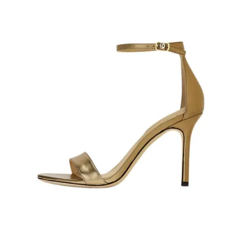 LAUREN RALPH LAUREN One Ремень Сандалии 9 см Женские Золотые