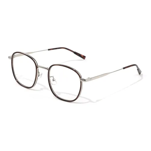 RUOYUN Сплав Нерегулярная форма Оправы для очков Женские Чайный коричневый