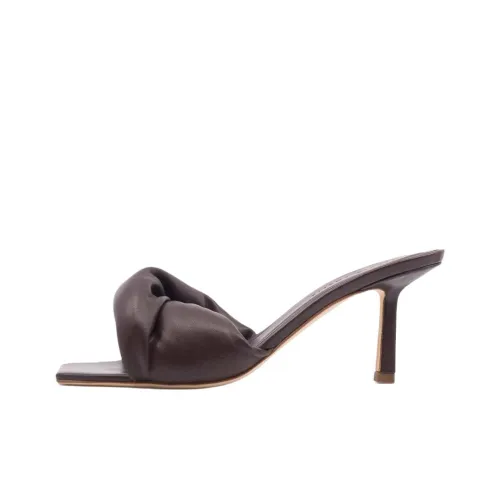 STUDIO AMELIA Слипоны 7,5 см Женские Шоколадный Коричневый