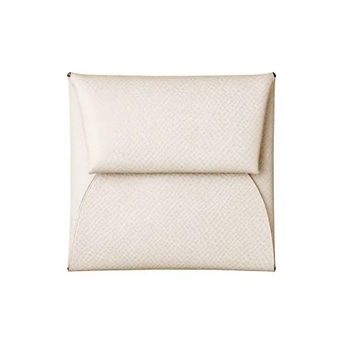 HERMES Epsom Телячья кожа Держатель для карт Монетница Женская 10 Craie Milkshake Белый