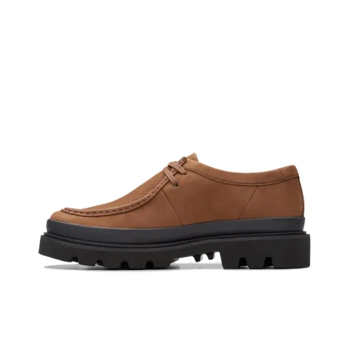 Clarks Мужская повседневная обувь, низкий топ, коричневый, мужской