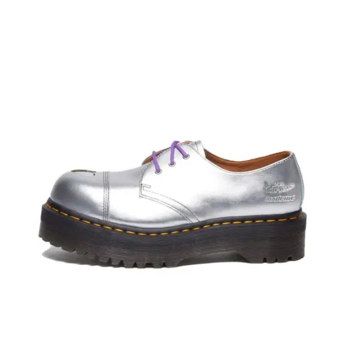 MadeMe x Dr.Martens 1461 Low Топ Повседневная обувь Унисекс Серебряный