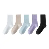 5 пар (Черный + Синий + Фиолетовый + Белый + Хаки)