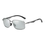 Серый Оправа с Поляризованными Фотохромными Линзами + Коробка