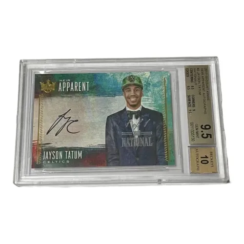 PANINI Tatum Масляная живопись Celtics Новые звезды 1 1 Подписанная карта BGS9,5 10 Баскетбольная карта Сертифицированные карточки 1 шт