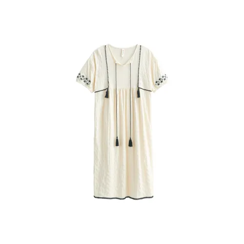 XUANZHITING Ночная сорочка Женская Светлый Абрикос