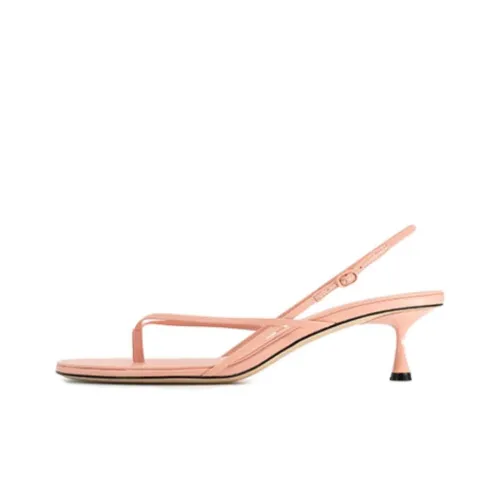 STUDIO AMELIA WISHBONE One Ремешок Сандалии 5 см Женские Розовые
