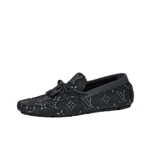 LOUIS VUITTON Драйвер Повседневная обувь Мужская Черная