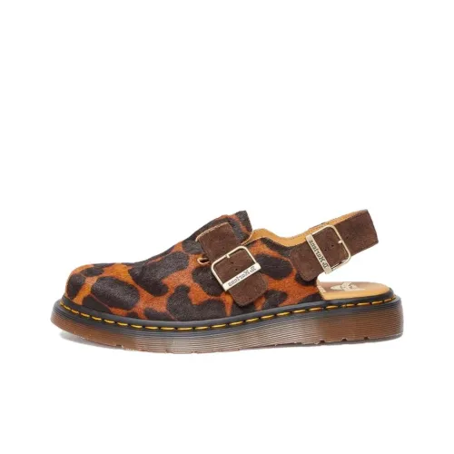 Dr.Martens Повседневный Низкий Топ с Леопардовым Принтом Унисекс
