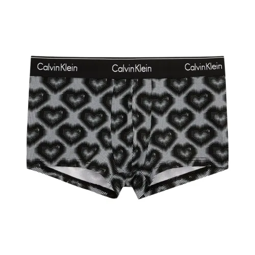CALVIN KLEIN Боксер-брифы Мужской 1 упаковка Black Heart с принтом