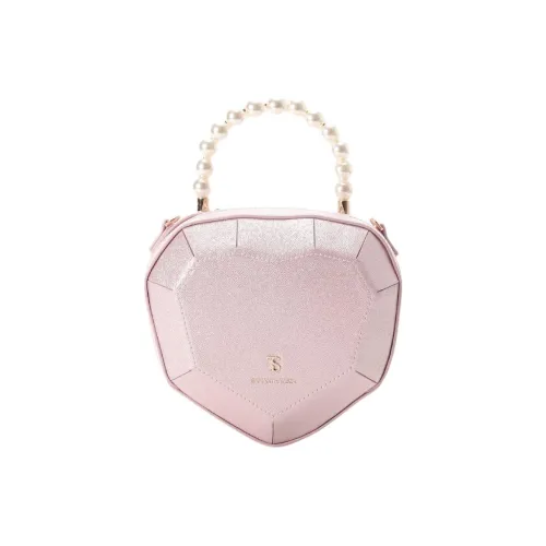 SAMANTHA THAVASA Сумка из синтетической кожи в форме сердца сумка через плечо сумка обычного размера женская розовая