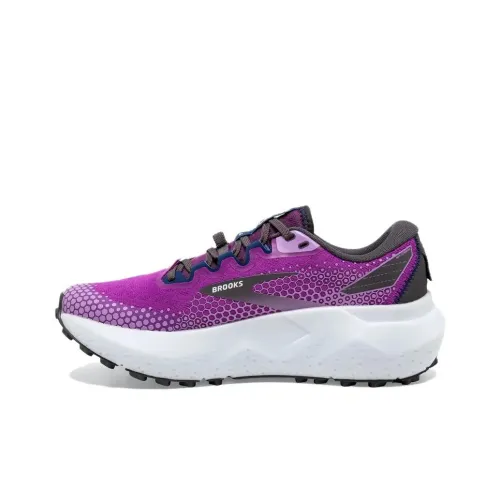 Brooks Caldera 6 Амортизирующие кроссовки Slip-resistant низкий топ беговые кроссовки женские фиолетовые