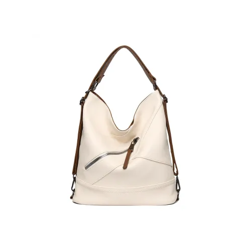 BAODIDAISHU ПУ (полиуретан) Двойная плечевая сумка через плечо сумка на плечо женская экрю черный хаки