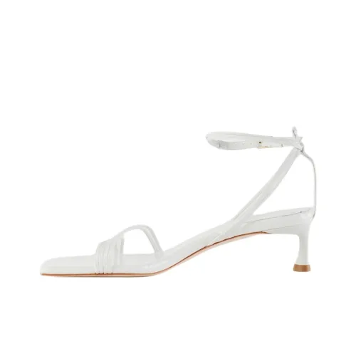 TIBI HARPER Naplack One Ремешок Сандалии 4,5 см Женские Белые