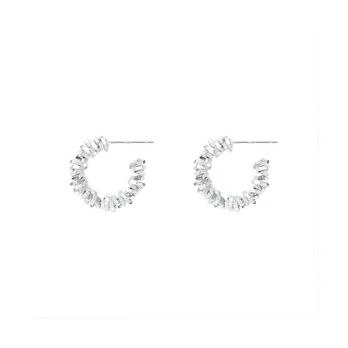 GIMK Серьги из стерлингового серебра 925 пробы с игольчатым штифтом сплав серебряного цвета. Женские