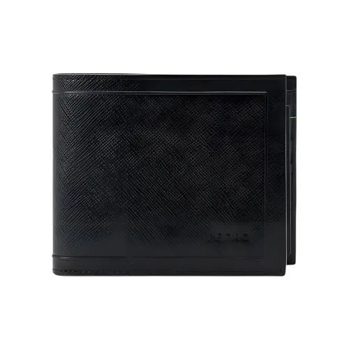PEDRO Saffiano кожа кошелек унисекс черный
