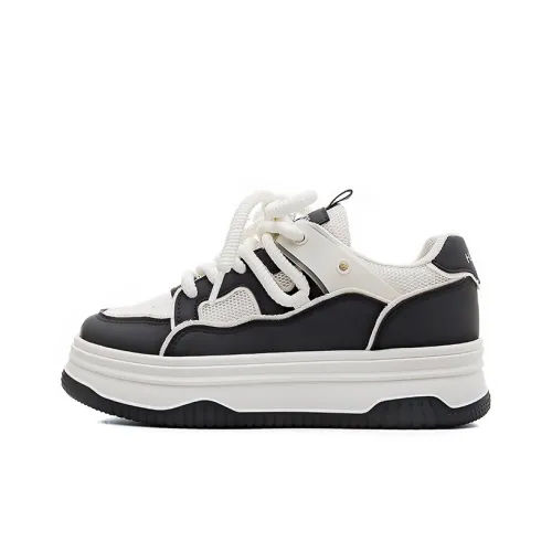 HUANQIU Легкие и Дышащие Низкие Кроссовки для Скейтбординга Женские Белые Черные