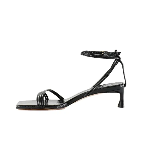 TIBI HARPER Naplack one Ремень Сандалии Женские Черный