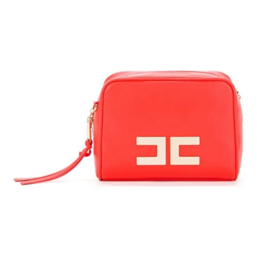 Elisabetta Franchi Синтетическая кожа Клатч Женские Patent Красный