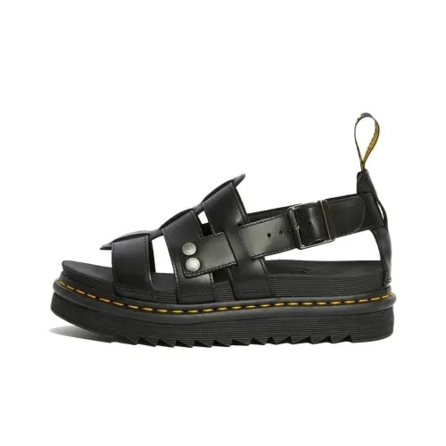Dr.Martens Terry Casual Sandals Unisex Black Dr.Martens Terry Повседневные Сандалии Унисекс Черный