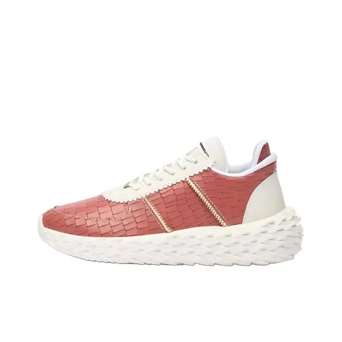 Giuseppe Zanotti GZ Urchin Низкий Топ Повседневная Обувь Женская Бордовый